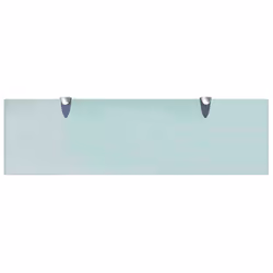 VidaXL 243782 shelve Tempered glass, Zinc Transparent