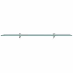 VidaXL 243783 shelve Tempered glass, Zinc Transparent