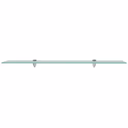 VidaXL 243784 shelve Tempered glass, Zinc Transparent