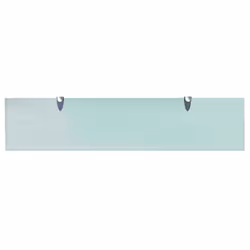 VidaXL 243784 shelve Tempered glass, Zinc Transparent