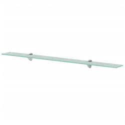 VidaXL 243785 shelve Tempered glass, Zinc Transparent