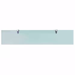VidaXL 243785 shelve Tempered glass, Zinc Transparent