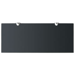 VidaXL 243788 shelve Tempered glass, Zinc Black