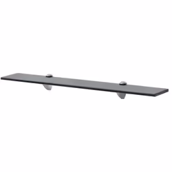 VidaXL 243790, Tempered glass, Zinc, Black, 10 kg, 700 mm, 200 mm, 8 mm