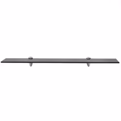 VidaXL 243790 shelve Tempered glass, Zinc Black