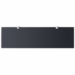 VidaXL 243790 shelve Tempered glass, Zinc Black
