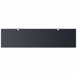 VidaXL 243791 shelve Tempered glass, Zinc Black
