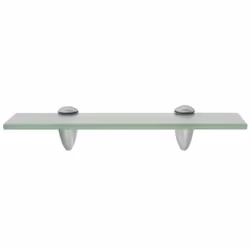 VidaXL 243794 shelve Tempered glass, Zinc Transparent