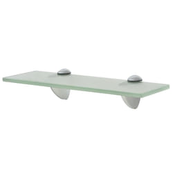 VidaXL 243795 shelve Tempered glass, Zinc Transparent