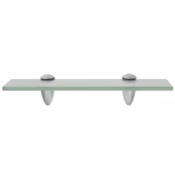 VidaXL 243795 shelve Tempered glass, Zinc Transparent