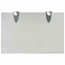VidaXL 243795 shelve Tempered glass, Zinc Transparent