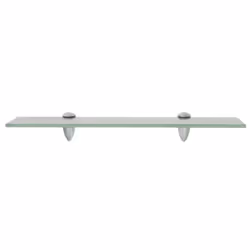 VidaXL 243796 shelve Tempered glass, Zinc Transparent
