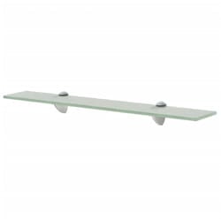 VidaXL 243797 shelve Tempered glass, Zinc Transparent