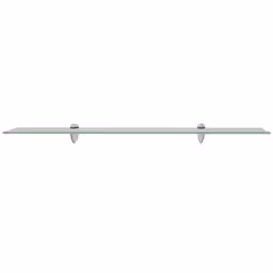 VidaXL 243799 shelve Tempered glass, Zinc Transparent