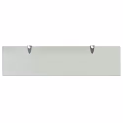 VidaXL 243799 shelve Tempered glass, Zinc Transparent