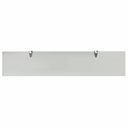 vidaXL Wall Floating Shelf Panel Glass Sheet Plate Storage Room Shelving Display
