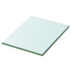 vidaXL 1/2x Shelves Panel Glass Clear Sheet Shelf Panel Ledge Multi Sizes - 20 x 15 cm/ 1 pcs