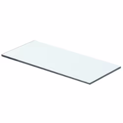 vidaXL Shelf Panel Glass Sheet Plate Storage Cabinet Room Shelving Display Clear