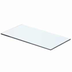 vidaXL Shelf Panel Glass Clear 40x15cm Storage Plate Sheet Shelving Display