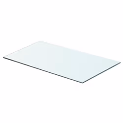vidaXL Shelf Panel Glass Clear 60x30cm Storage Plate Sheet Shelving Display