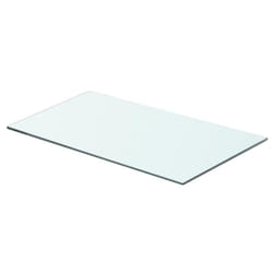 vidaXL Shelf Panel Glass Clear 60x30cm Storage Plate Sheet Shelving Display