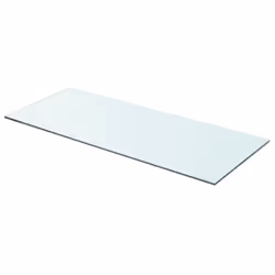 vidaXL Shelf Panel Glass Clear 70x30cm Storage Plate Sheet Shelving Display