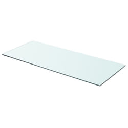 vidaXL Shelf Panel Glass Clear 70x30cm Storage Plate Sheet Shelving Display