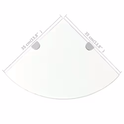 VidaXL 243853 shelve Tempered glass Transparent - Additional view 6