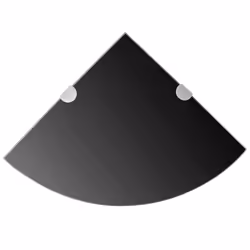 VidaXL 243855, Tempered glass, Black, 15 kg, 250 mm, 250 mm, 1 pc(s)
