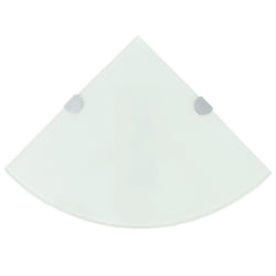 VidaXL 243858 shelve Tempered glass White