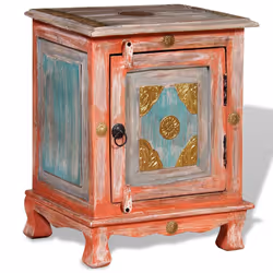 VidaXL 243969 nightstand/bedside table Orange - Additional view 4