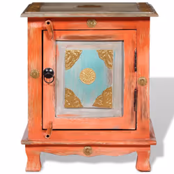 VidaXL 243969 nightstand/bedside table Orange - Additional view 7