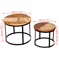 VidaXL 244007 coffee/side/end table - Additional view 7