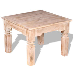 vidaXL Coffee Table Side End Table Tea Accent Couch Sofa Table Solid Wood - 60 cm