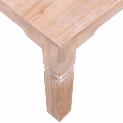 vidaXL Coffee Table Side End Table Tea Accent Couch Sofa Table Solid Wood - 60 cm - Additional view 6