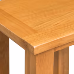 vidaXL Solid Oak Wood End Table Home Side Tea Telephone Stand Display Table