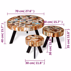 VidaXL 244229 coffee/side/end table - Additional view 8
