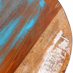 vidaXL Aviator Sitting Stool Drum Side End Accent Table Solid Reclaimed Wood - Additional view 5