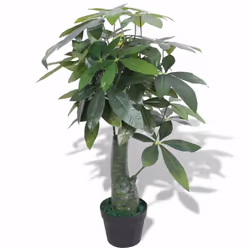 vidaXL Artificial Fortune Tree Plant with Pot 85cm Green Realistic Fake Home