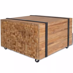 vidaXL Side Table Living Room Hall Coffee Table End Table Home Furniture Teak