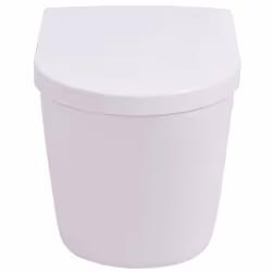 vidaXL Wall Hung Toilet with Concealed Cistern Ceramic White Bathroom WC Seat - Additional view 5