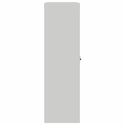 vidaXL Office Cabinet 90x40x140cm Steel Grey Filing Storage File Unit Cupboard - Additional view 4