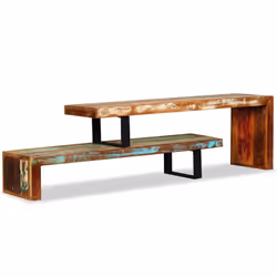 vidaXL Solid Reclaimed Wood TV Stand Unit Side Cabinet Sideboard Removable Top - Additional view 5