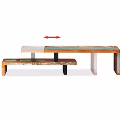 vidaXL Solid Reclaimed Wood TV Stand Unit Side Cabinet Sideboard Removable Top - Additional view 7