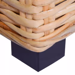 vidaXL Coffee Table Natural Rattan Stylish Accent Side End Table Furniture