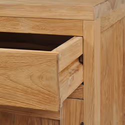 vidaXL Solid Teak Bedside Cabinet 40x30x50cm Bedroom Nightstand Table Unit - Additional view 4