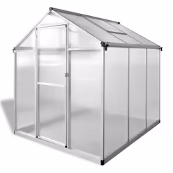 vidaXL Greenhouse Reinforced Aluminium 3.46mÂ² Outdoor House Garden Building