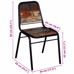 VidaXL 274706 restaurant/dining chair - Additional view 5