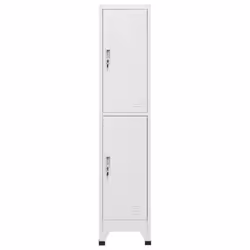 vidaXL Locker Cabinet with 2 Compartments Industrial Office Storage Organiser - Additional view 10