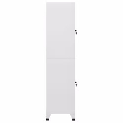 vidaXL Locker Cabinet with 2 Compartments Industrial Office Storage Organiser - Additional view 3